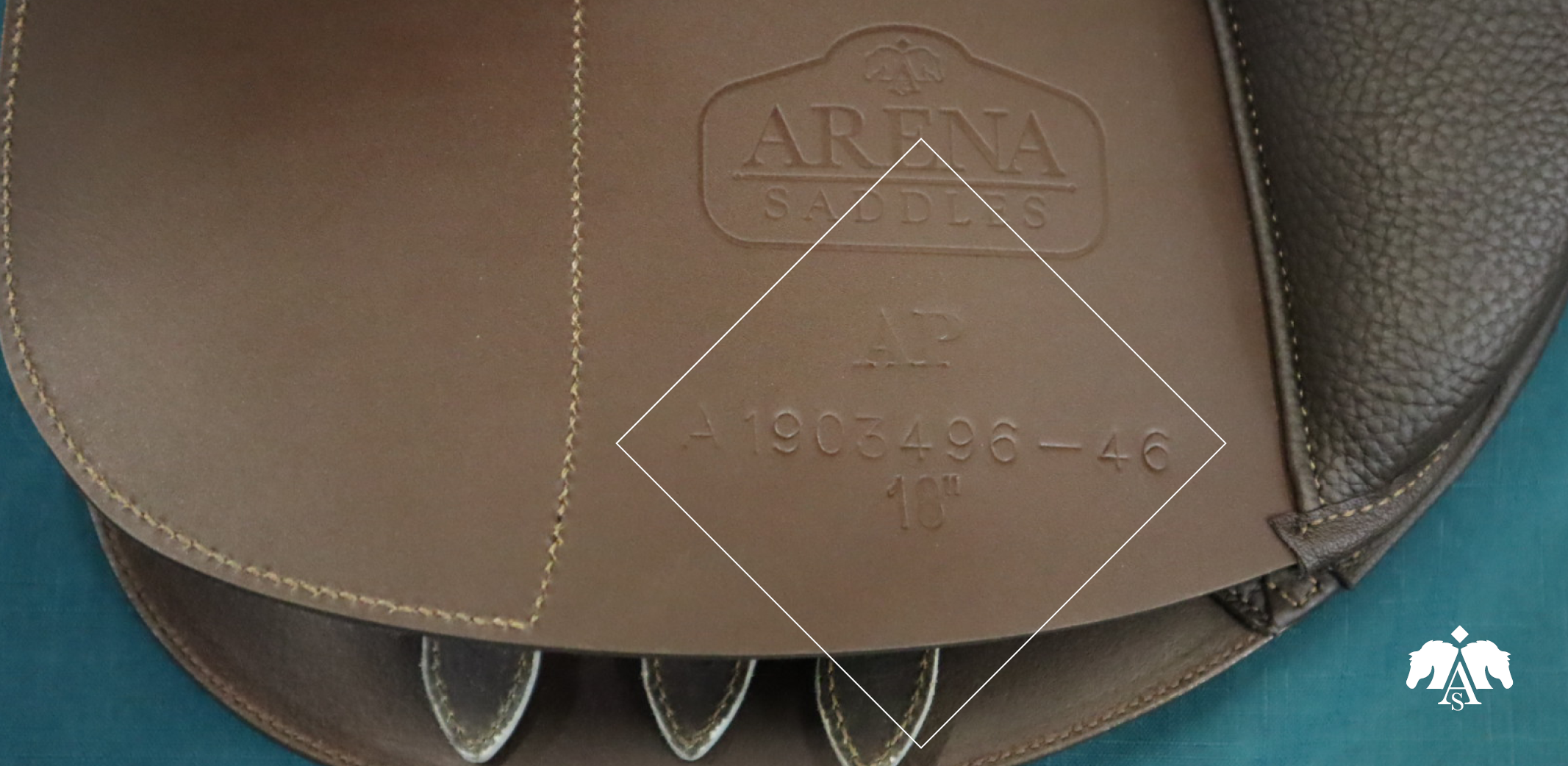 Where to find the serial number on an Arena saddle