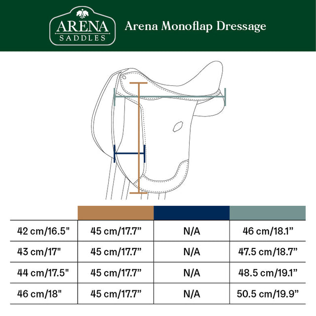 Arena Monoflap Dressage in Brown
