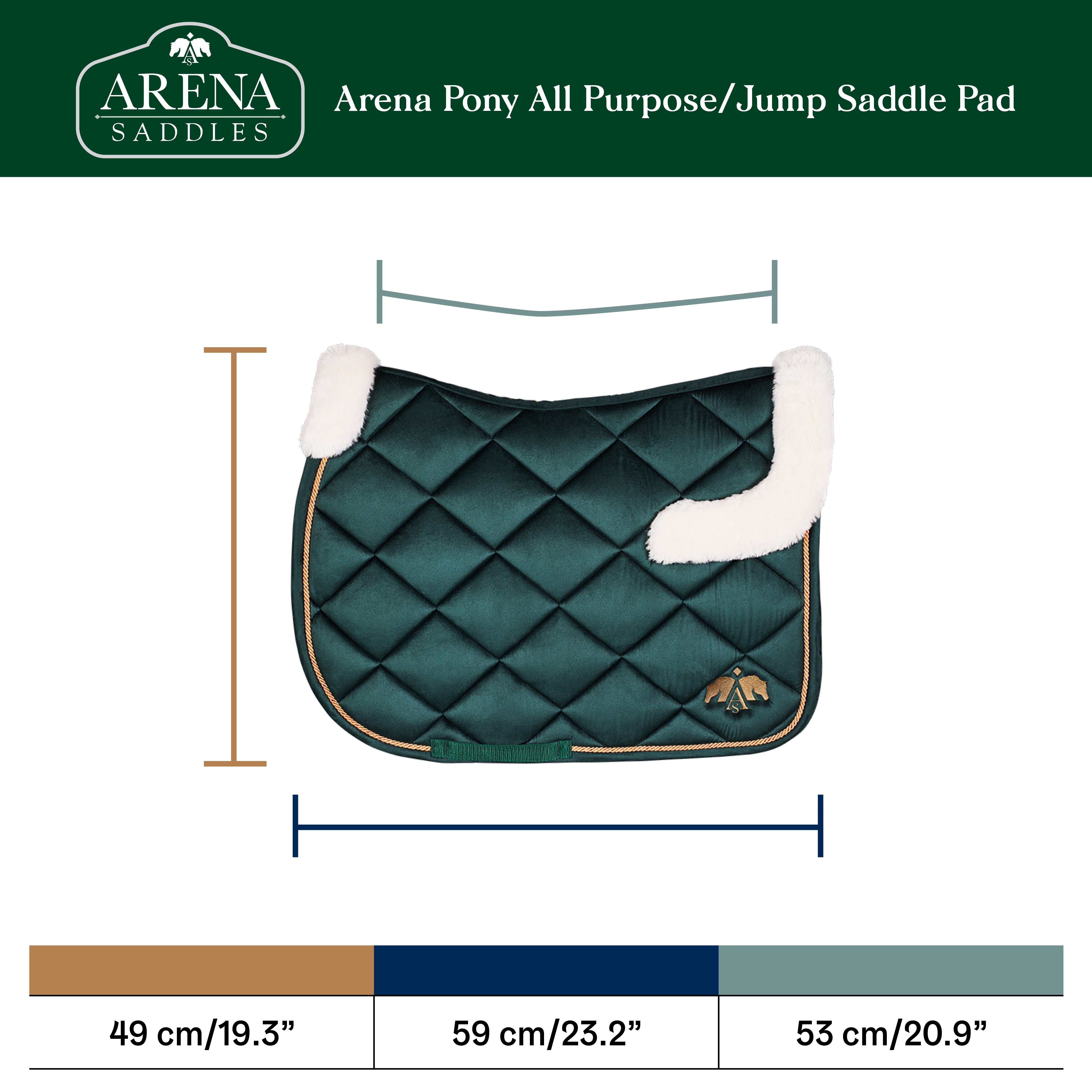 Arena Pony All Purpose/Jump Saddle Pad