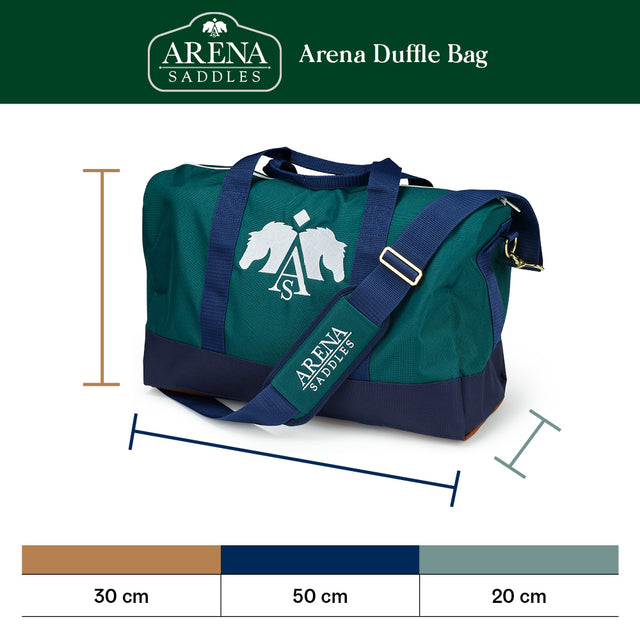 Arena Duffle Bag measurement chart