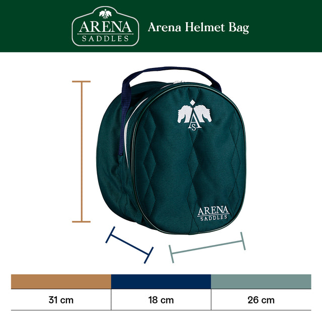 Arena Helmet Bag measurement chart