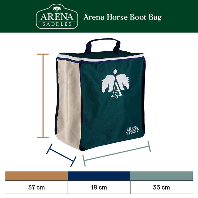 Arena Horse Boot Bag measurement chart