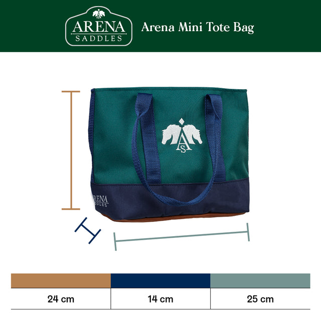 Arena Mini Tote measurement chart